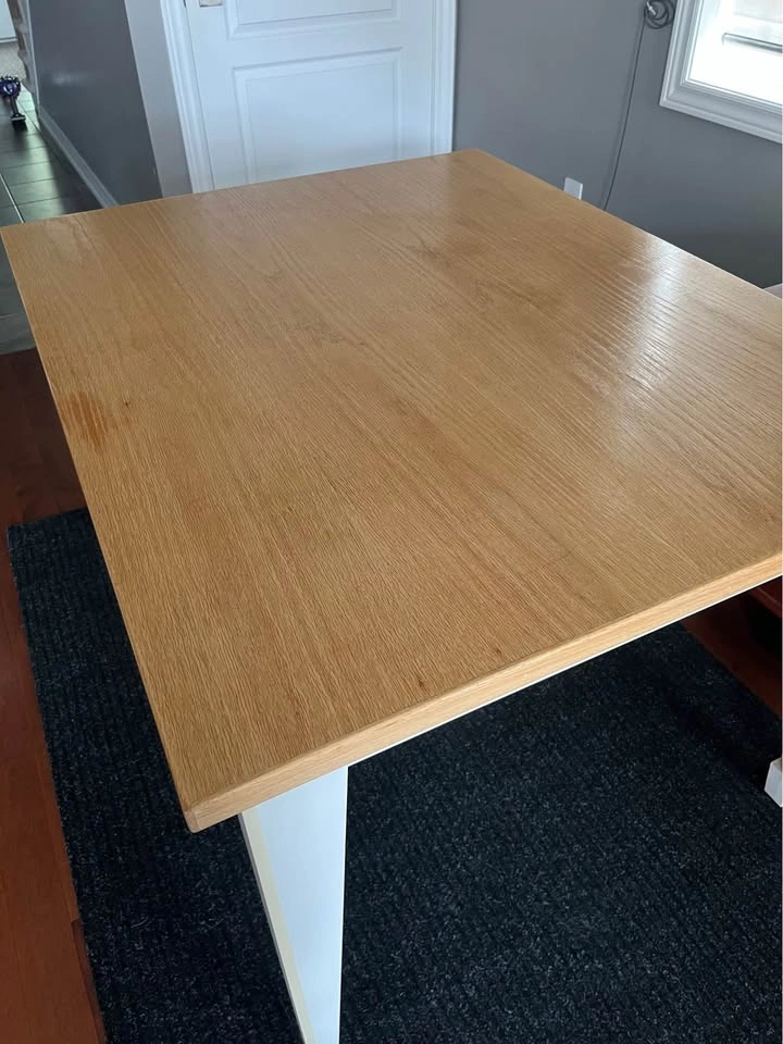 Wooden Dining Table with Drawer - photo 5