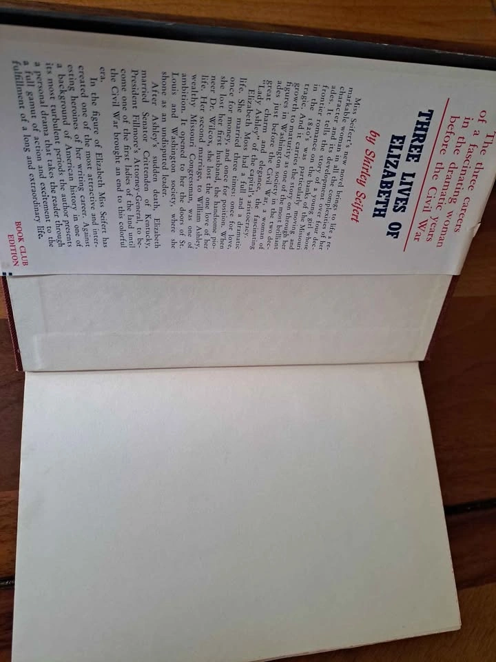 Three Lives of Elizabeth - Shirley Seifert 1952 First Edition - photo 5