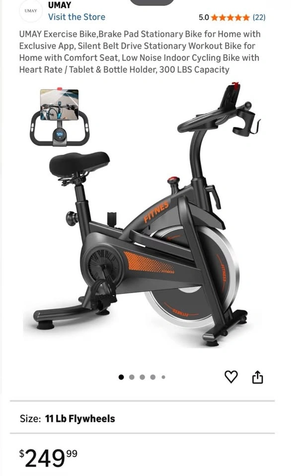 Exercise Bike for Home, Stationary Bike with App - photo 5