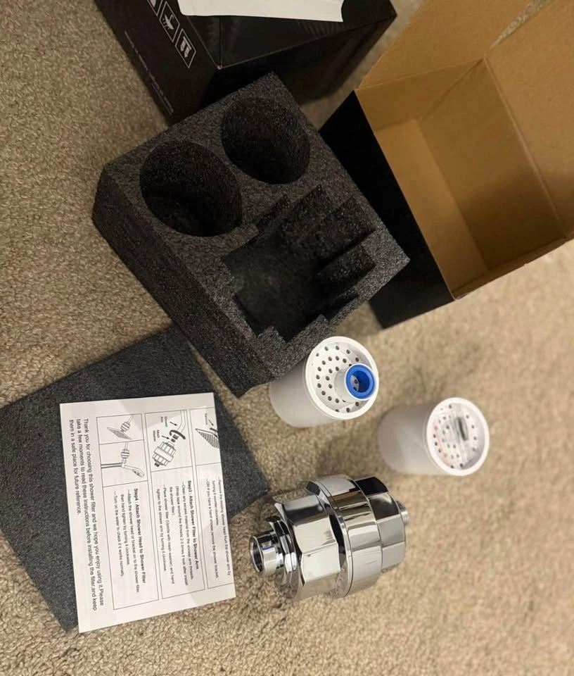 20-Stage Shower Head Filter with 3 Replaceable Cartridges - photo 3