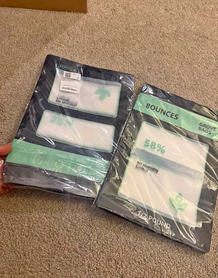 10 Pack Food Storage Bags Reusable Green Plastic Terp Bags