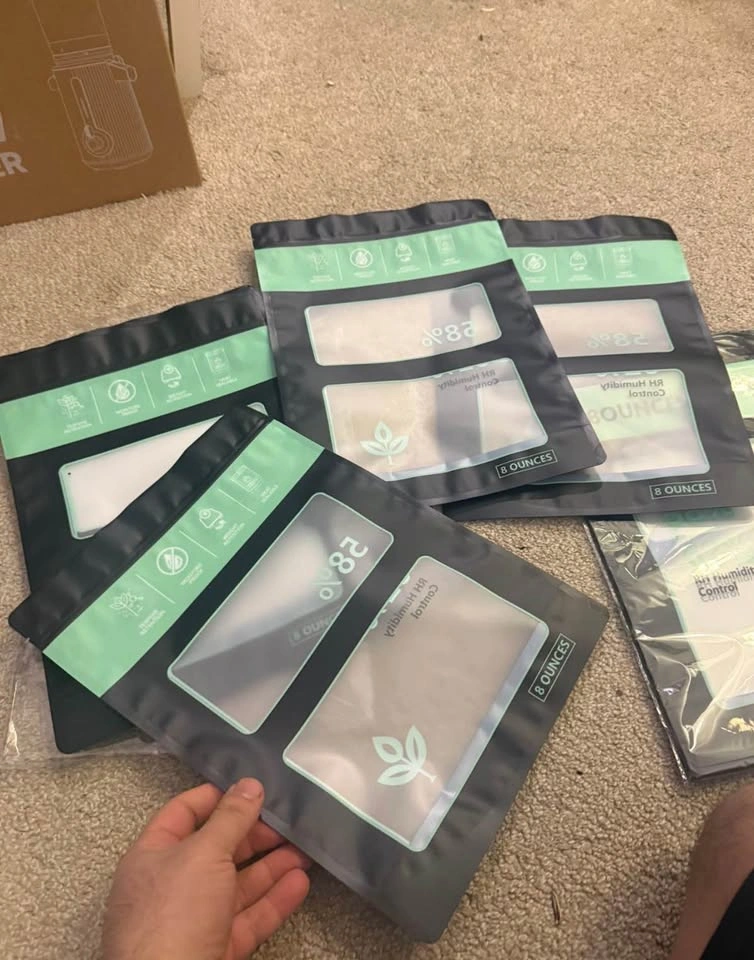 10 Pack Food Storage Bags Reusable Green Plastic Terp Bags - photo 3