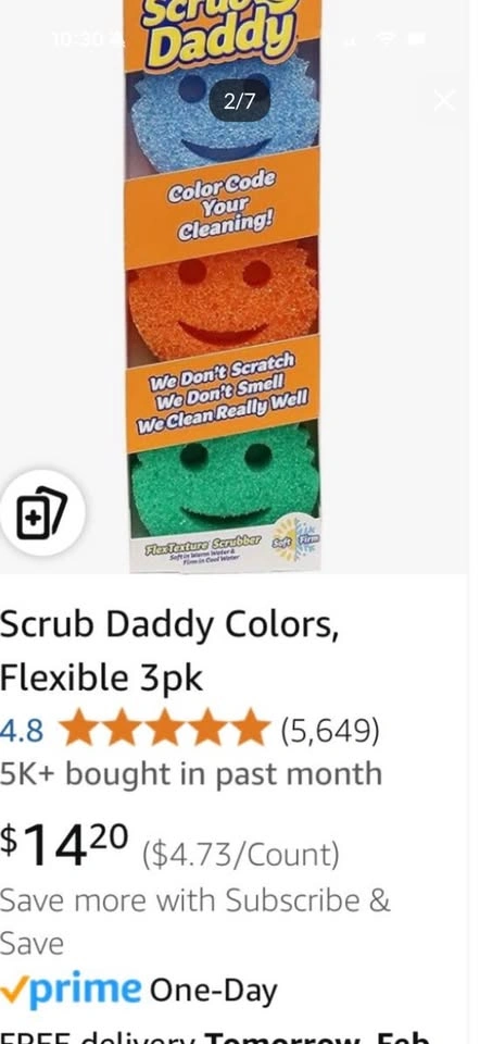 Color Sponge (6 PCS) - Scratch-Free Multipurpose Dish Sponges - photo 5