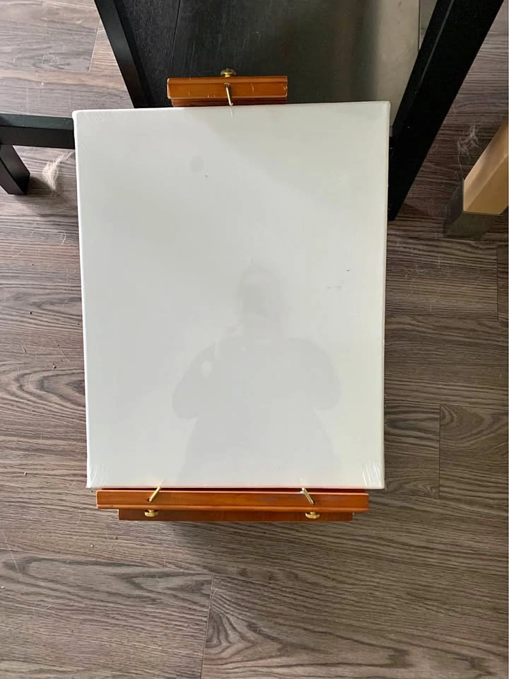 Wooden Art Easel and Paint Set