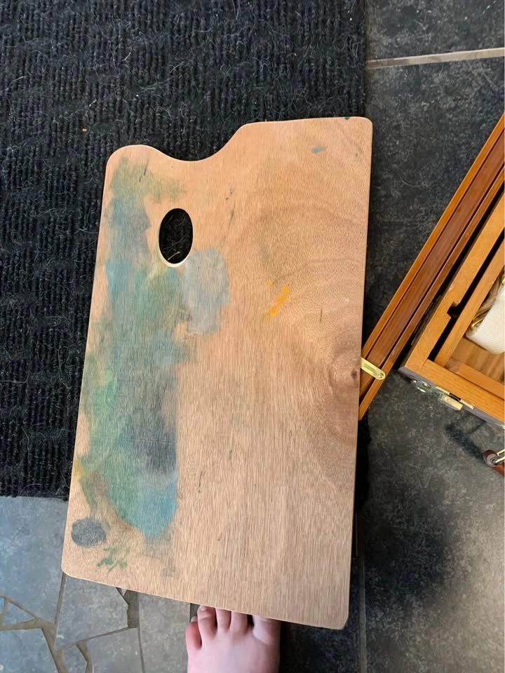Wooden Art Easel and Paint Set - photo 3