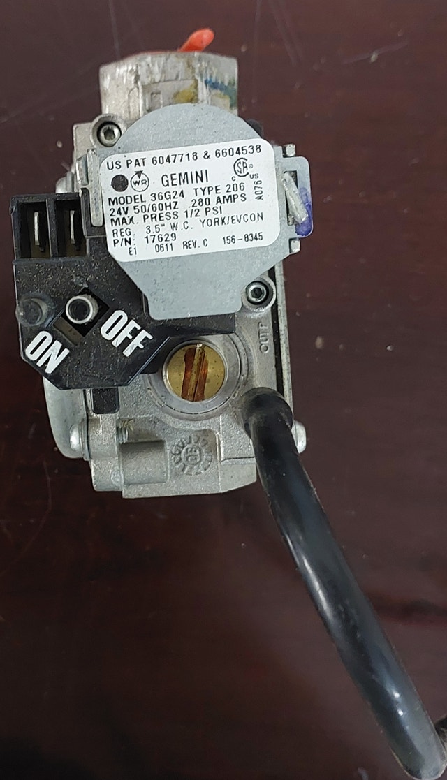 Gas Valve Specifications – White-Rodgers 36G24 - GCV028