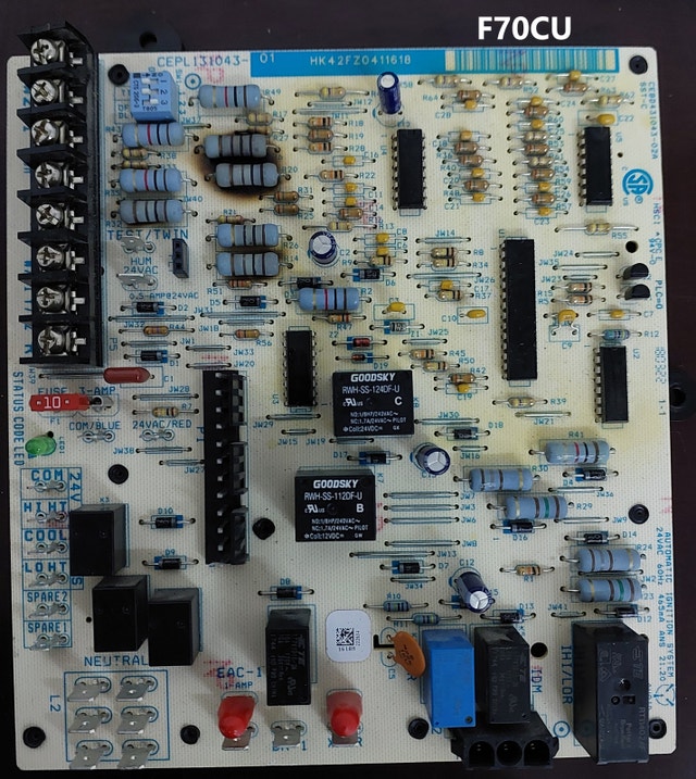 Carrier / Bryant / Payne HK42FZ041 Furnace Control Board