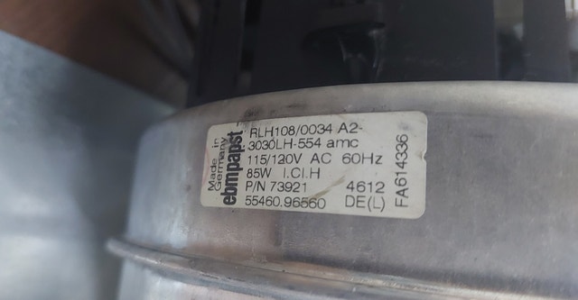 ebm-papst Draft Inducer Motor – Tankless RLH108/0034 A2 - photo 3