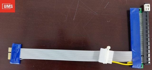 PCIe 16x Riser Extension Cable – Flat Flexible Design - photo 2
