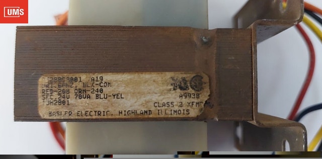 Basler Electric Class 2 Control Transformer - 208/240V to 24V - photo 3
