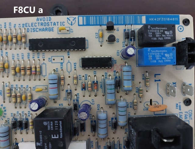 Control Board Specifications – Carrier HK42FZ018 - F8CU - photo 2