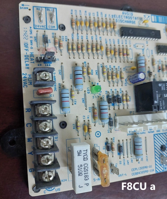 Control Board Specifications – Carrier HK42FZ018 - F8CU - photo 3