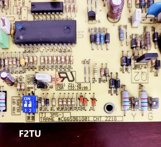Control Board Specifications – Trane C665961G01 (CNT2216) - F2TU - photo 2