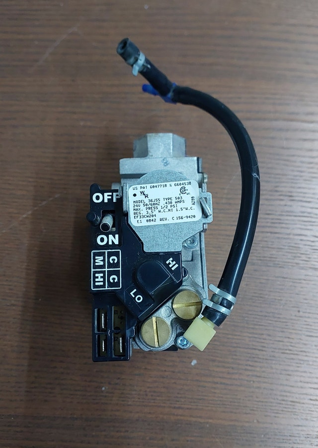 Gas Valve Specifications – White-Rodgers 36J55-503 - GCV101