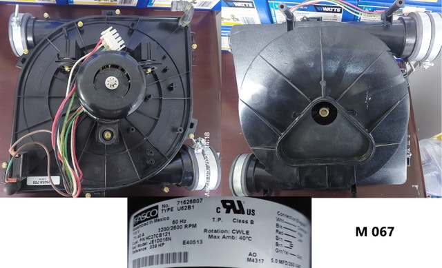 FASCO Draft Inducer Motor – Model 71626807 - M067 - photo 4