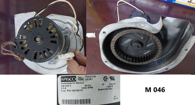 FASCO Draft Inducer Motor – Model 70625700 - M046 - photo 4