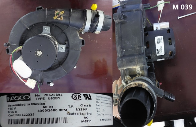 FASCO Draft Inducer Motor – Model 70625892 - M039 - photo 4