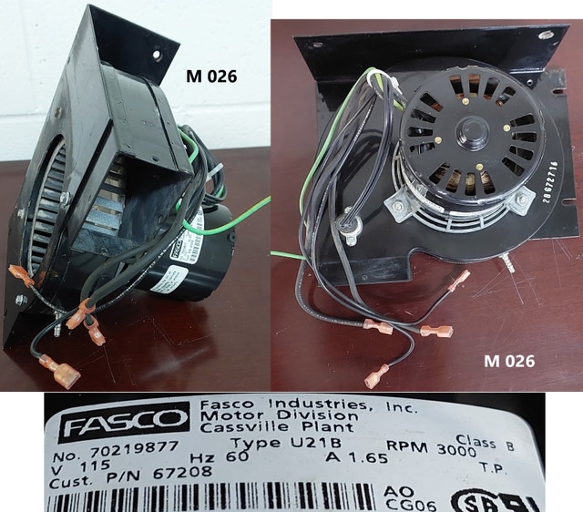 FASCO Inducer Motor – Model 70219877 (Cust. P/N 67208) - photo 4
