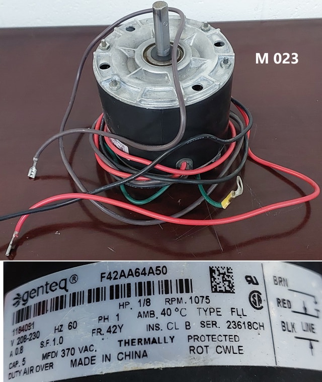 Genteq Blower Motor – Model F42AA64A50 - M023 - photo 3