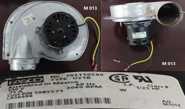 FASCO Inducer Blower Motor – Model 702110580 - M013 - photo 4