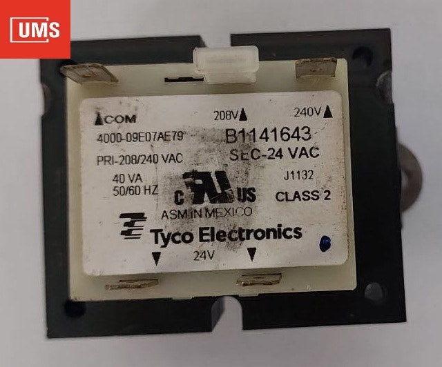 Tyco Electronics Class 2 Control Transformer 208/240V to 24V