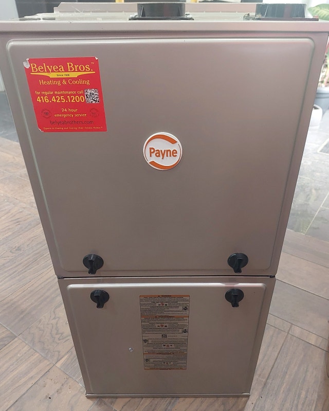 High-Efficiency Gas Furnace Specifications – Payne PG95XAT48080B