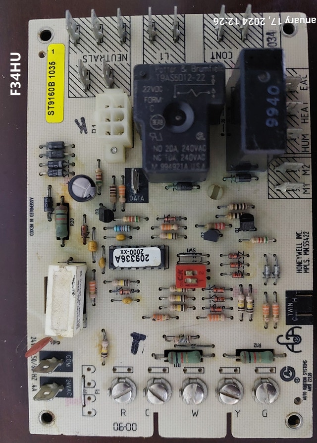 Honeywell ST9160B1035 Furnace Control Board | MPS-5542