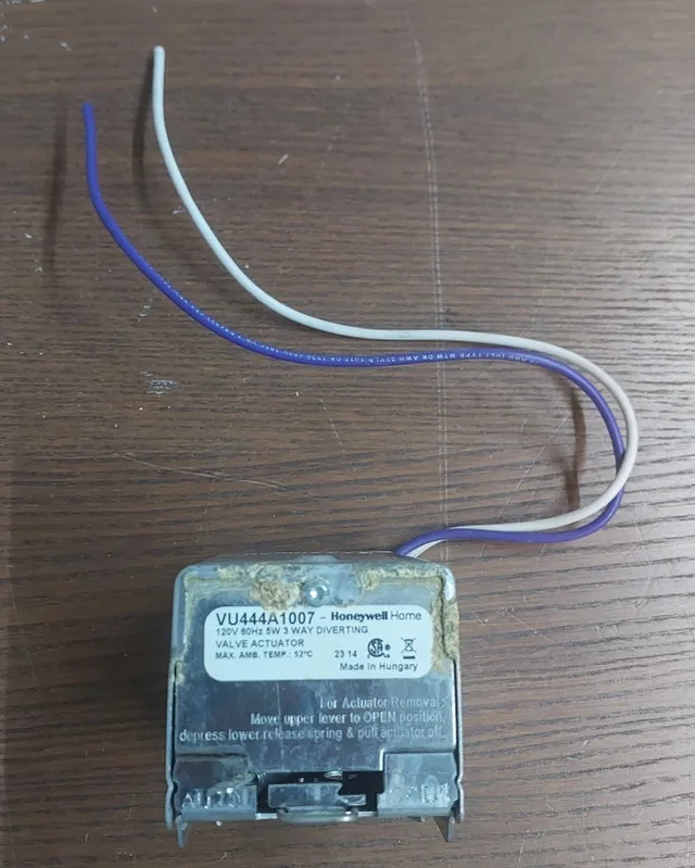 Honeywell VU444A1007 (3-Way Diverting Actuator Valve)