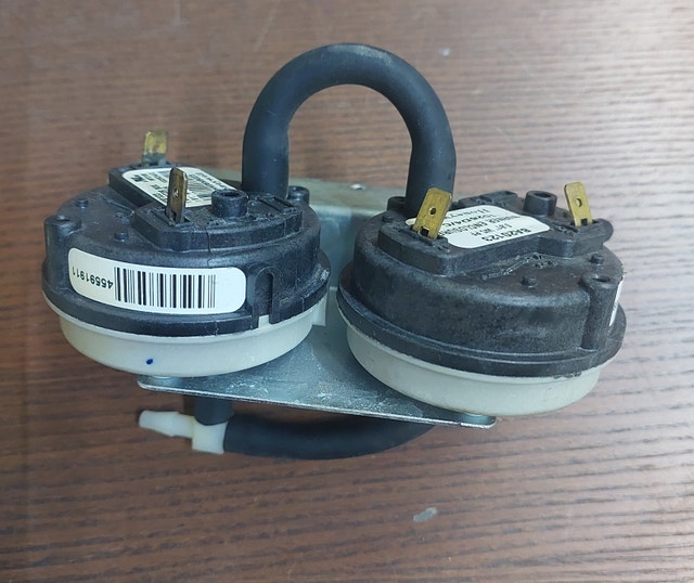 Furnace Dual Pressure Switch Assembly – Honeywell BA420123 / BA4 - photo 3