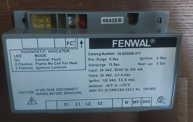 Ignition Control Module Specifications – Fenwal 35-655006-011 - photo 3