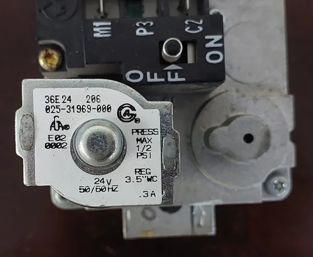 Gas Valve Specifications – White-Rodgers 36E24-206 - GCV004 - photo 3