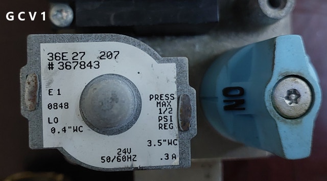 Gas Valve Specifications – White-Rodgers 36E27-207 - GCV001 - photo 2