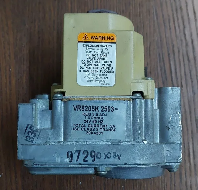 Honeywell VR8205K2593 Gas Valve - photo 2