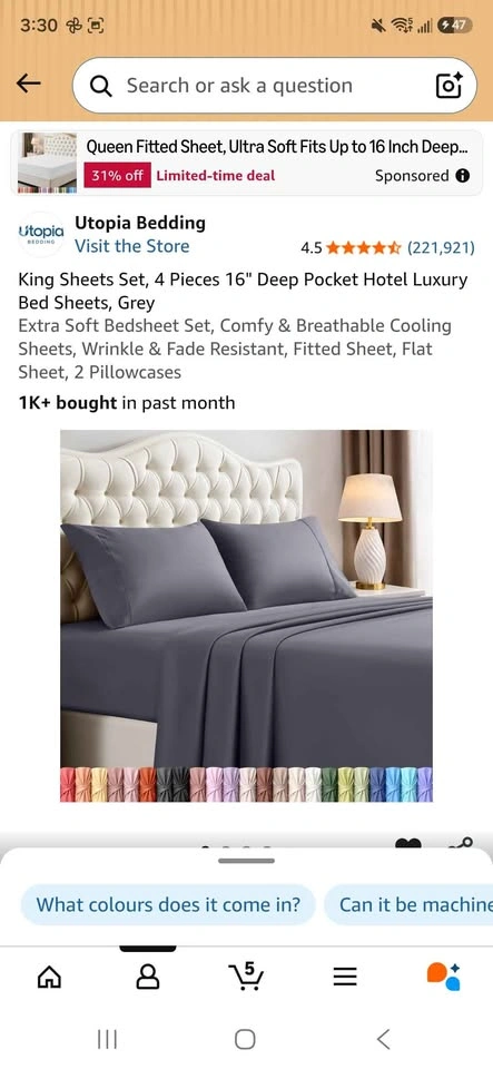 New Bed Sheet Sets and Fitted Sheets - Various Sizes - photo 4