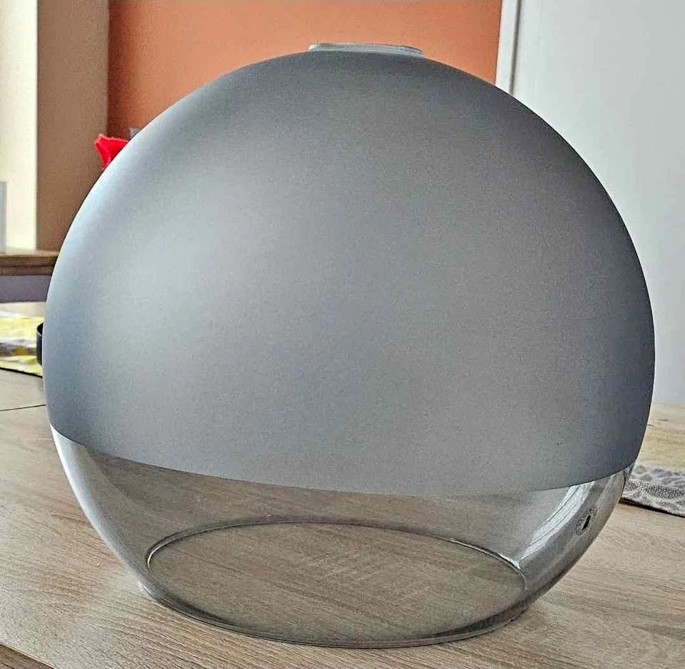 New IKEA JAKOBSBYN Frosted Glass Gray Pendant Lamp Shade