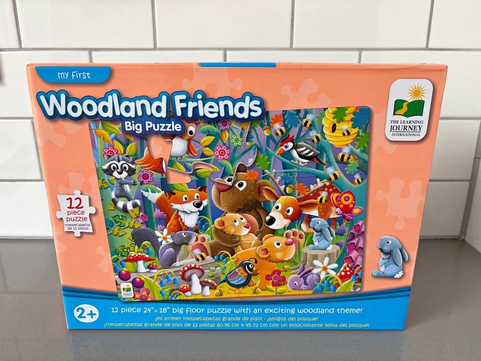 NEW IN BOX Woodland Animal Floor Puzzle for Kids (Toddlers)