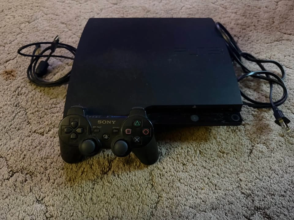 Sony PlayStation 3 Slim PS3 + Official Controller – FOR PARTS/RE - photo 2