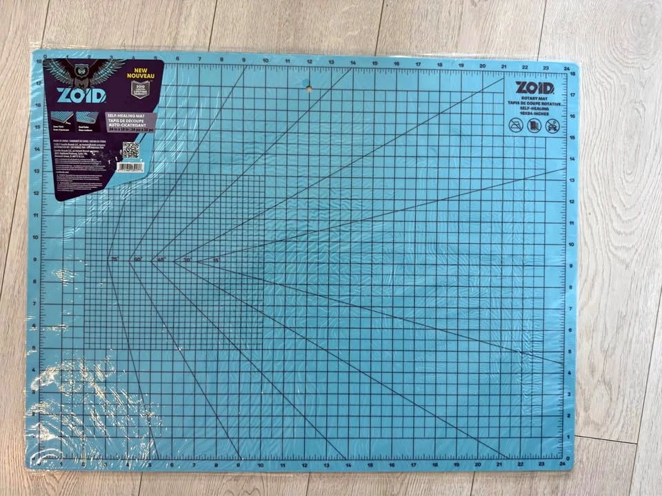 Craft Mat - Self-Healing Mat, 18” x 24” - Zoid - Reversible 3mm