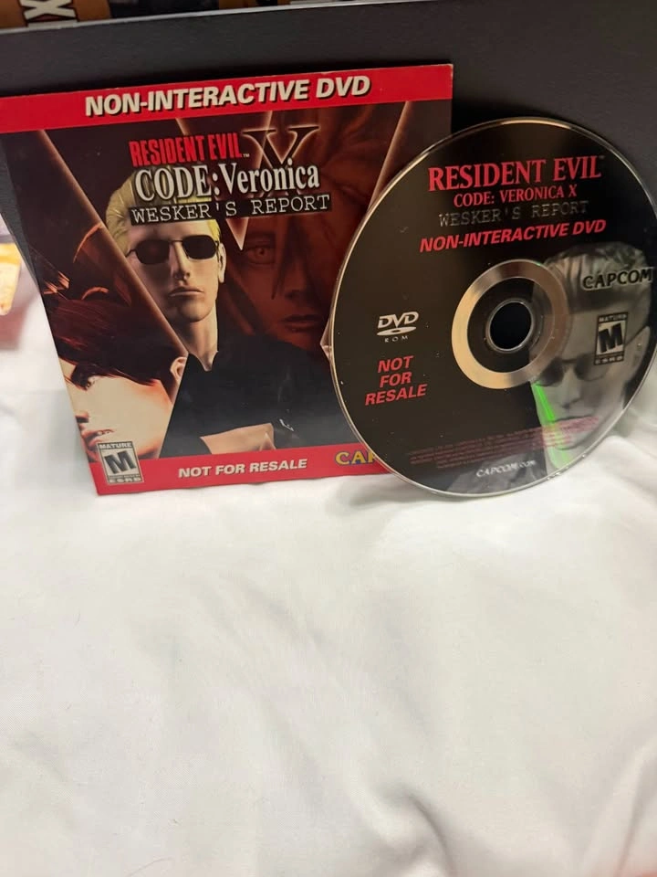 Resident Evil Code Veronica X: Wesker’s Report – Rare Promo DVD - photo 2