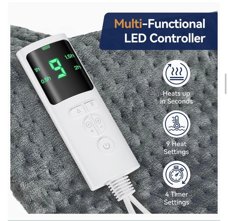Heating pad 17” x 33” - Gray - photo 3