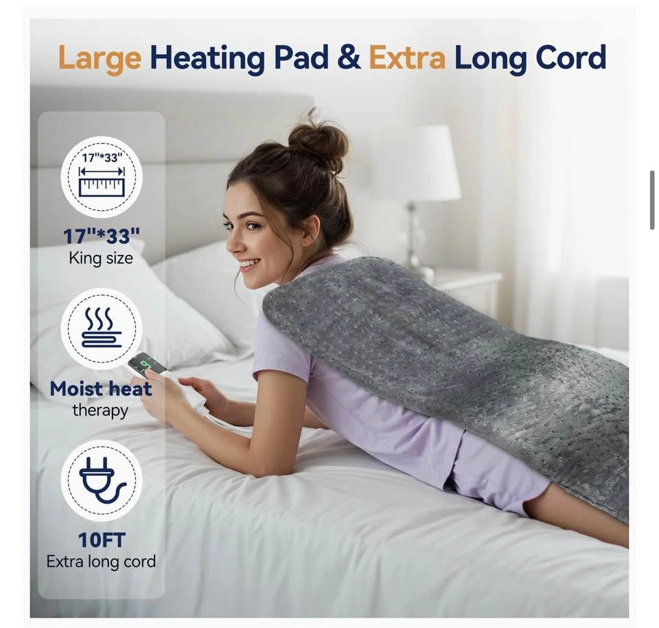 Heating pad 17” x 33” - Gray - photo 5