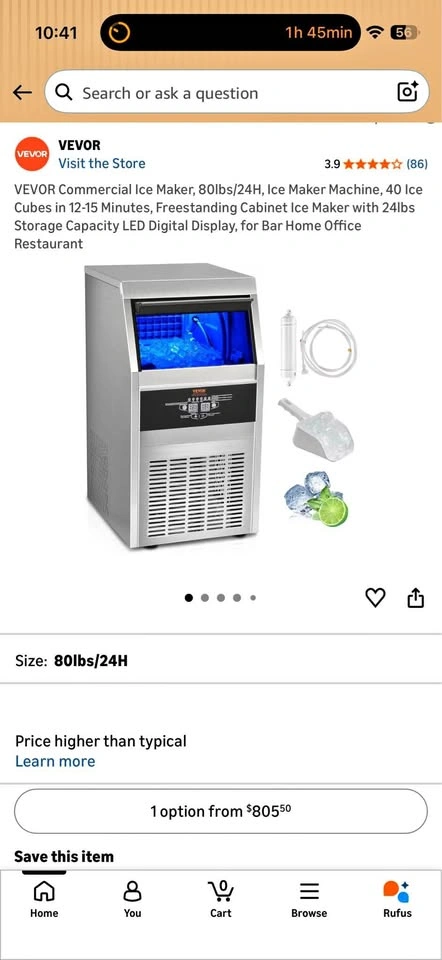 VEVOR Commercial Ice Maker