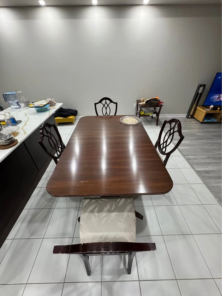 Dining table set with 4 chairs - photo 2