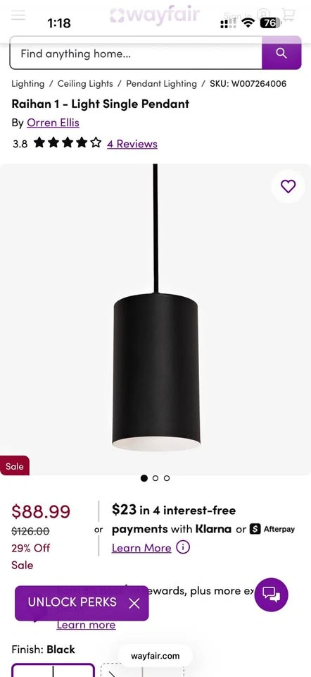 Raihan 1 - Single Pendant Light