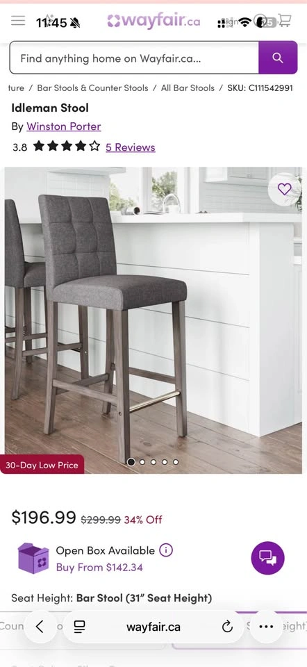 Idleman Bar Stool - photo 2