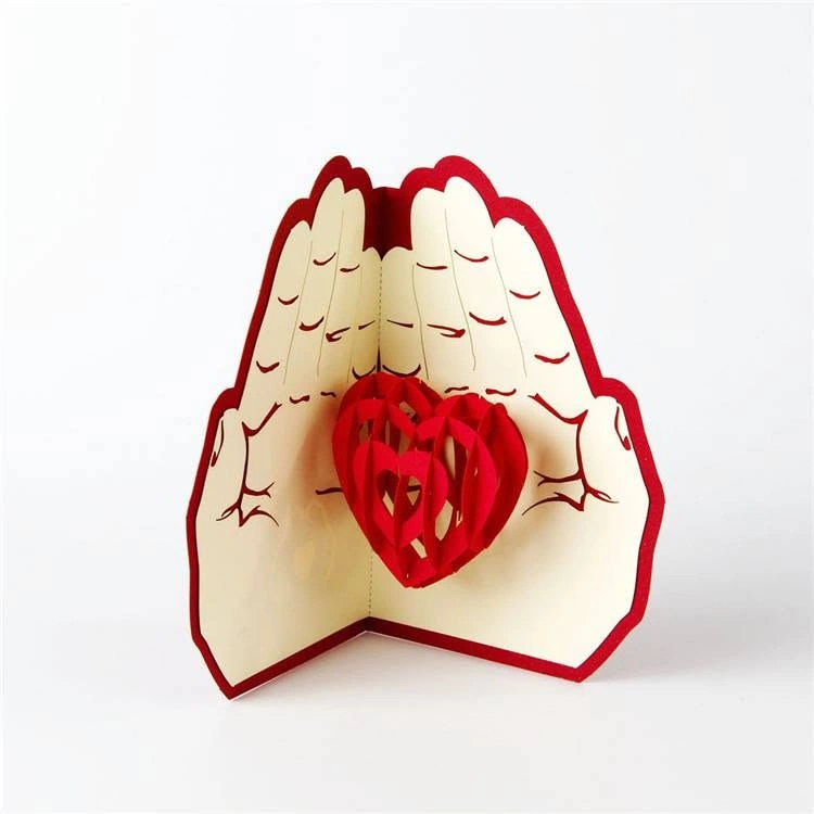 Love, Heart, Pop-up 3D Card
