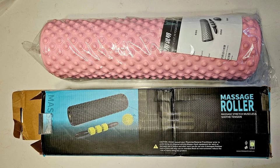Brand New in Box - Yoga Foam Roller & Massager Set