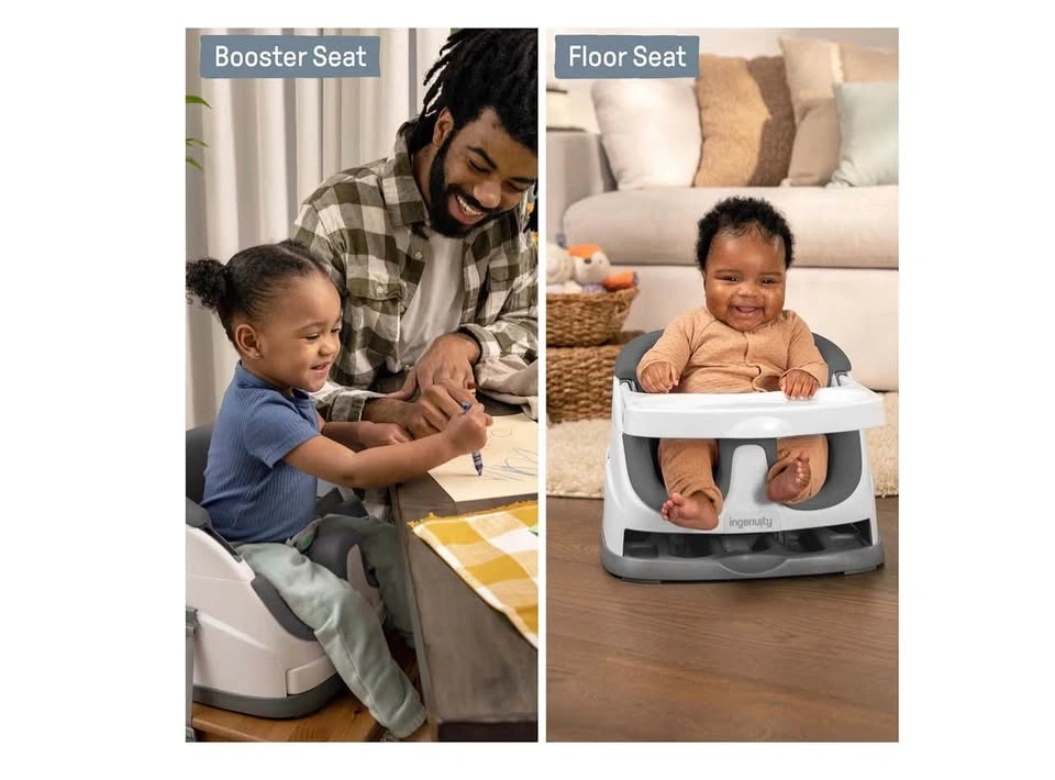 Ingenuity Baby Base 2-in-1 Booster Feeding and Floor Seat - photo 4