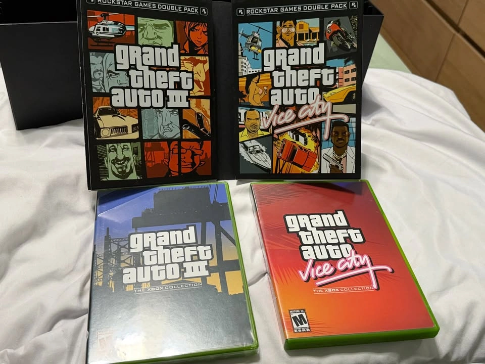 GTA III & Vice City Rockstar Games Double Pack Xbox – 1 SEALED - photo 2