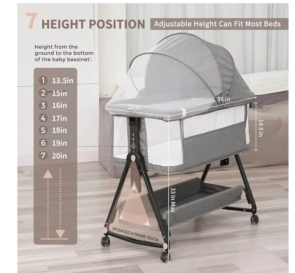 Baby Bassinet Bed Side Sleeper - photo 5